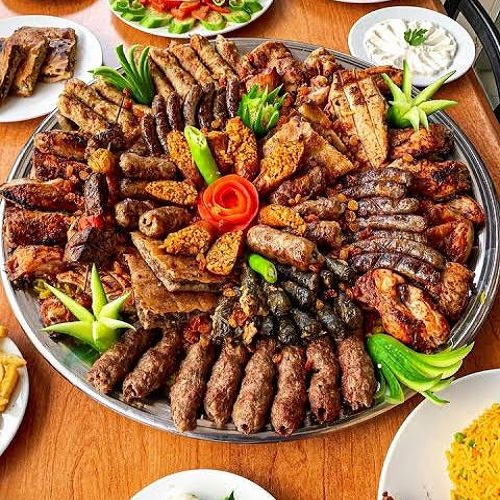 صحن مشاوي عائلي 